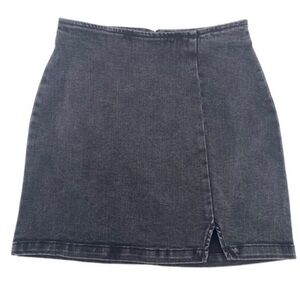 🌺 3/$25 🌺 Wild Fable | NWT Classic Black Washed Denim Mini Skirt | Size XS (0)